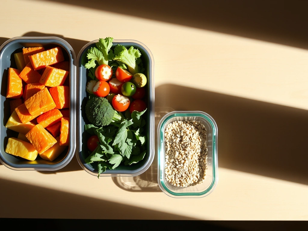 Priprema obroka u kontejnerima za tjedan dana